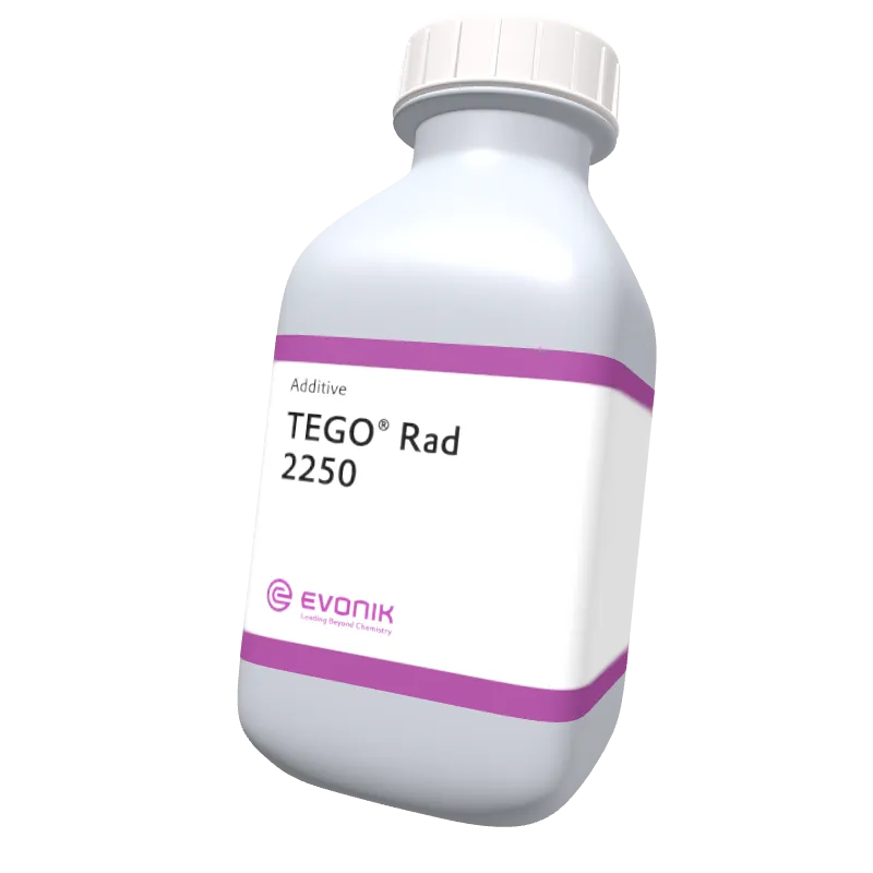 Bottle representation of TEGO® Rad 2250