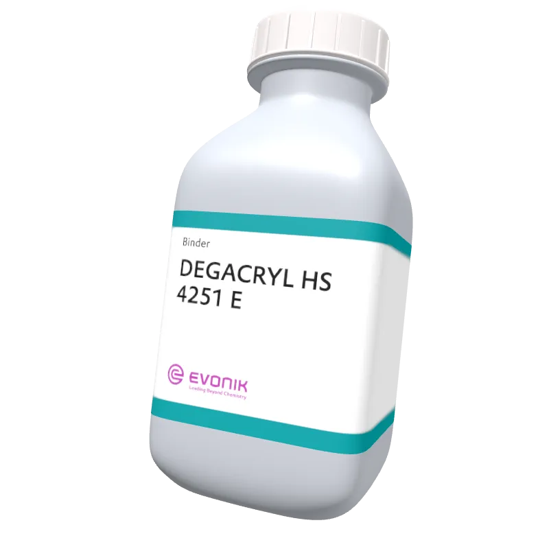 Bottle representation of DEGACRYL HS 4251 E