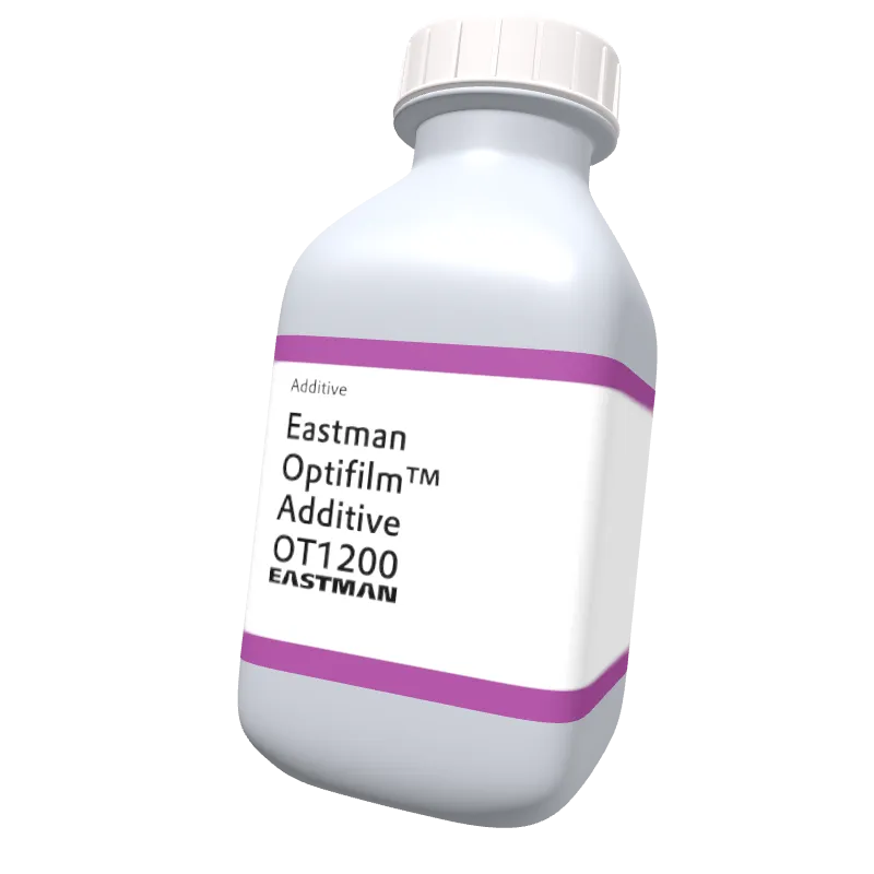 Bottle representation of Eastman Optifilm™ Additive OT1200