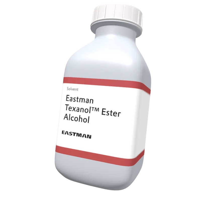 Bottle representation of Eastman Texanol™ Ester Alcohol