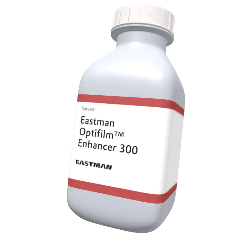 Bottle representation of Eastman Optifilm™ Enhancer 300